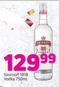 Smirnoff 1818 Vodka-750ml