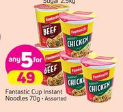 Fantastic Cup Instant Noodles-5x70g