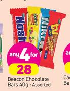 Beacon Chocolate Bars-4x40g