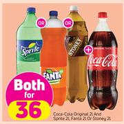 Coca-Cola Original 2Ltr & Sprite Or Fanta 2Ltr-For Both