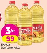 Excella Sunflower Oil-3x2Ltr