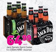 Jack Daniels Spirit Cooler NRB-4x330ml Each