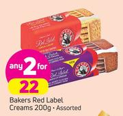 Bakers Red Label Creams-2x200g