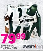 Savanna Dry NRB-6 x 330ml