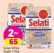 Selati White Sugar-2 x 2.5Kg