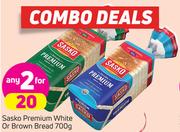 Sasko Premium White Or Brown Bread-2 x 700g