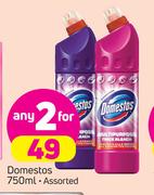 Domestos-For Any 2x750ml