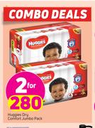 Huggies Dry Comfort Jumbo Pack-For 2