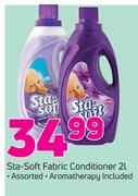 Sta Soft Fabric Conditioner Aromatherapy Included-2Ltr
