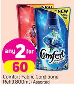 Comfort Fabric Conditioner Refill-2x800ml