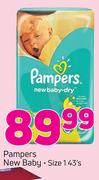 Pampers New Baby Size 1-43's