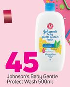Johnson's Baby Gentle Protect  Wash-500ml