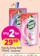 Handy Andy Refill-2x750ml