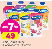 Purity Puree Assorted-7 x 110ml 