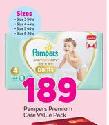 Pampers Premium Care Value Pack