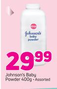 Johnson's Baby Powder Assorted-400g