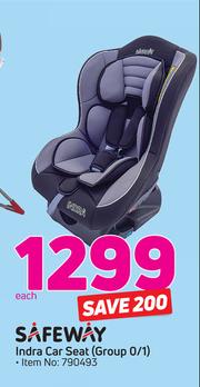 Special Safeway Indra Car Seat Group 0 1 Each m.guzzle .za