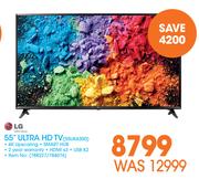 LG 55" Ultra HD TV 55UK6300