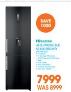 Hisense 410Ltr Fridge BLK SS H410BS-WD