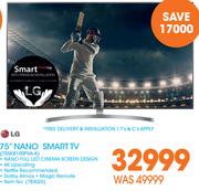 LG 75" NANO SMART TV 75SK8100PVA A