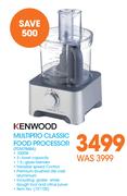 Kenwood 1000w Multipro Classic Food Processor(FDM786BA)