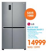 LG Side By Side Platinum Silver 3 GC-B247SLUV A