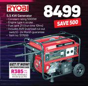 Ryobi 5.5KW Generator