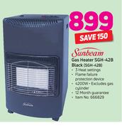 Sunbeam Gas Heater SGH-42B Black