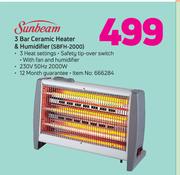 Sunbeam 3 Bar Ceramic Heater & Humidifier SBFH-2000