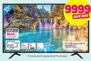 Hisense 65"(165cm) UHD Smart LED TV 65A6100UW