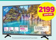 Hisense 32"(81cm) HD Ready LED TV HN32N2176H