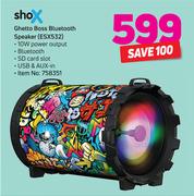0 Shox Ghetto Boss Bluetooth Speaker ESX532