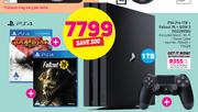 PS4 Pro 1TB + Fallout 76 + GOW 3 10229556