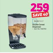 Mainstays Double Cereal Dispenser