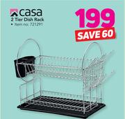 Casa 2 Tier Dish Rack