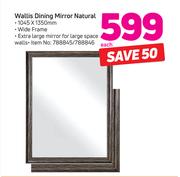 Wallis Dining Mirror (Natural)-Each