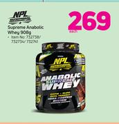 NPL Supreme Anabolic Whey 908g Each