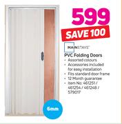 Mainstays PVC Folding Doors