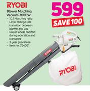Ryobi Blower Mulching Vacuum 3000W