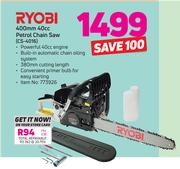 Ryobi 400mm 40cc Petrol Chain Saw CS-4016