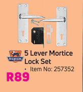 Fragram 5 Lever Mortice Lock Set