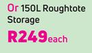 Addis 150Ltr Roughtote Storage Box (Black)-Each