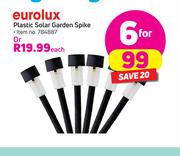 Eurolux Plastic Solar Garden Spike-Each