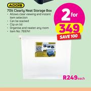 Addis 70Ltr Neat Storage Box-Each