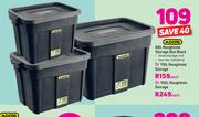 Addis 110Ltr Roughtote Storage Box (Black)-Each