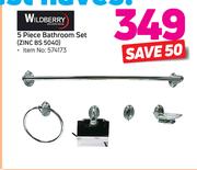 Wildberry 5 Piece Bathroom Set ZINC BS 5040