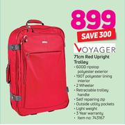 Voyager 71cm Red Upright Trolley