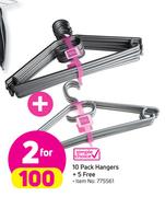 Simple Choice 10 Pack Hangers+5 Free-For 2