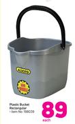 Plastic Bucket Rectangular-Each