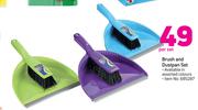 Brush And Dustpan Set-Per Set